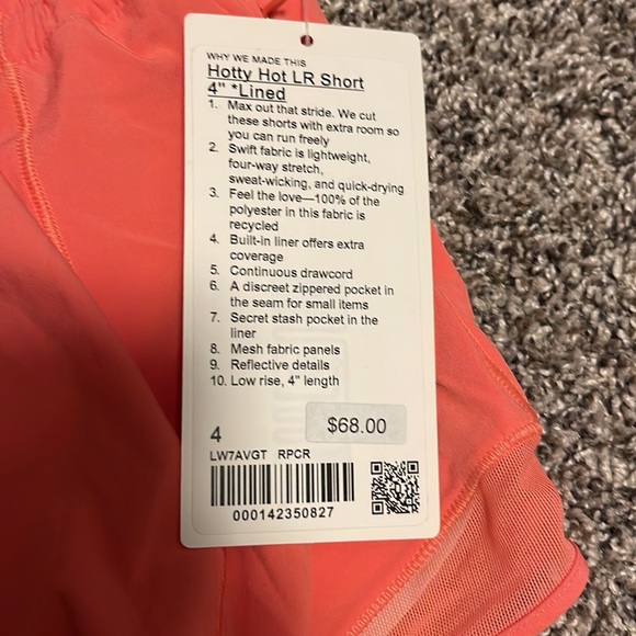 Lululemon Hotty Hot LR Short 4” - Picture 2 of 2